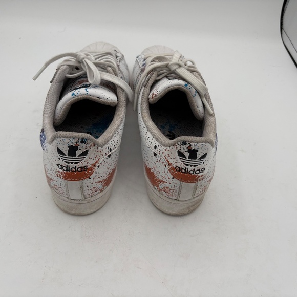 Adidas Superstar J Sprayed ID9807 White/Multicolor Size 7 Kids - Picture 6 of 11